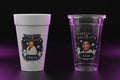 Styrofoam/ Clear
